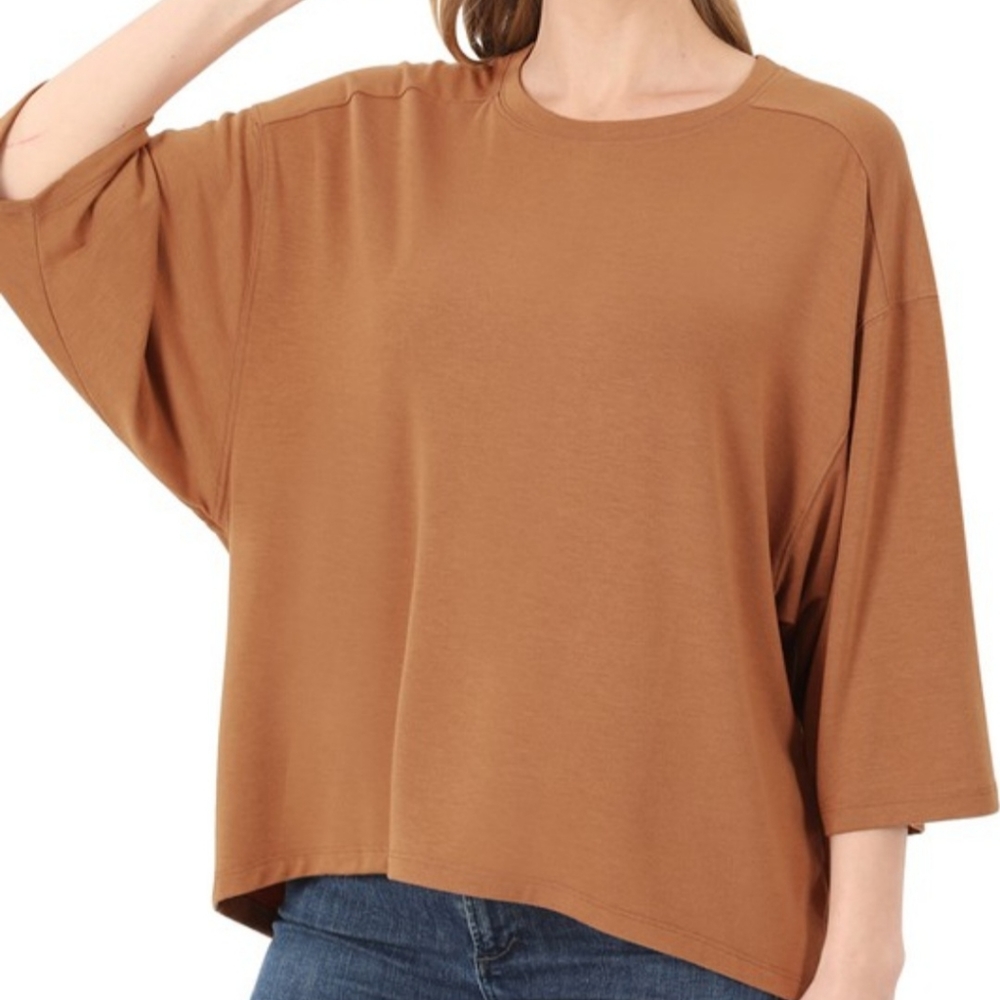 NWT Drop Shoulder Top